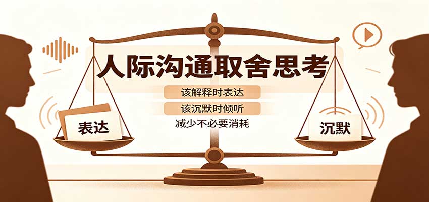 人际沟通取舍思考：分清解释与沉默边界，拿捏职场生活沟通分寸减少情绪内耗-HEIXMI（中国站）