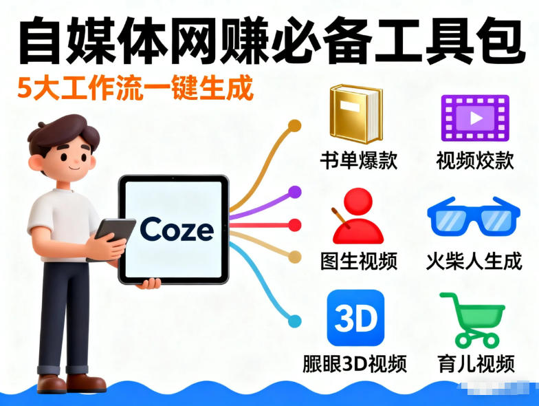 Coze工作流合集，内容一共100份左右，内容丰富，可以提供工作效率-HEIXMI（中国站）
