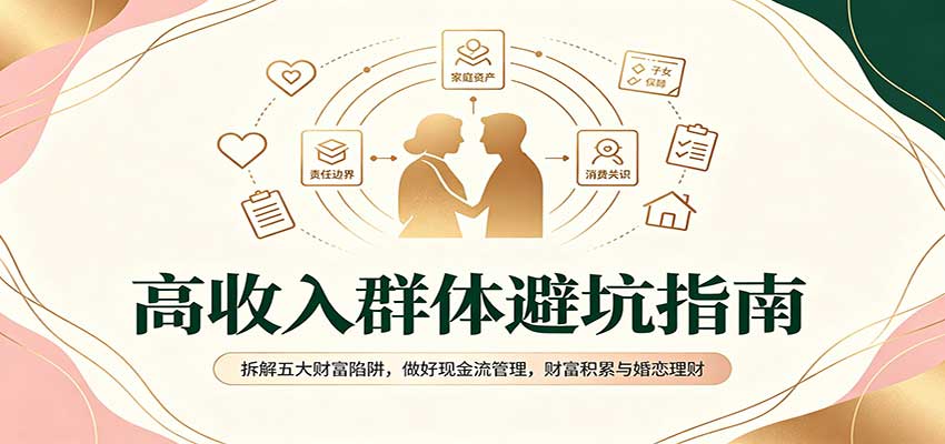 高收入群体避坑指南：拆解五大财富陷阱，做好现金流管理，财富积累与婚恋理财-HEIXMI（中国站）