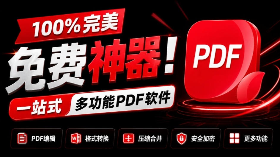 100%完美免费神器！一站式多功能PDF软件，支持PDF格式转换压缩编辑等，简约无广告，太Nice了JOPDF-HEIXMI（中国站）