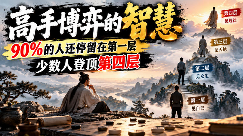 付费文章：高手博弈的智慧，90%的人还停留在第一层，少数人登顶第四层-HEIXMI（中国站）