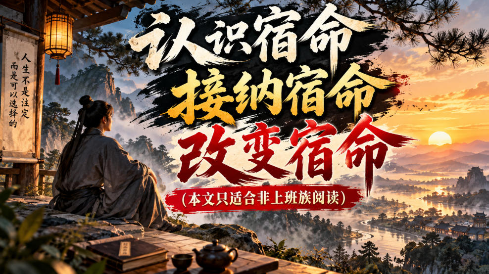某公众号付费文章：认识宿命，接纳宿命，改变宿命(本文只适合非上班族阅读)-HEIXMI（中国站）
