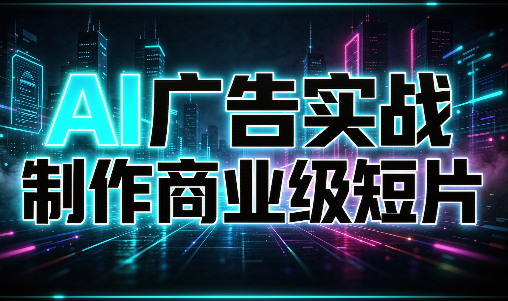 AI广告实战制作商业级短片-HEIXMI（中国站）
