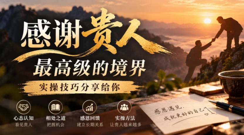 某公众号付费文章：感谢贵人最高级的境界，实操技巧分享给你-HEIXMI（中国站）