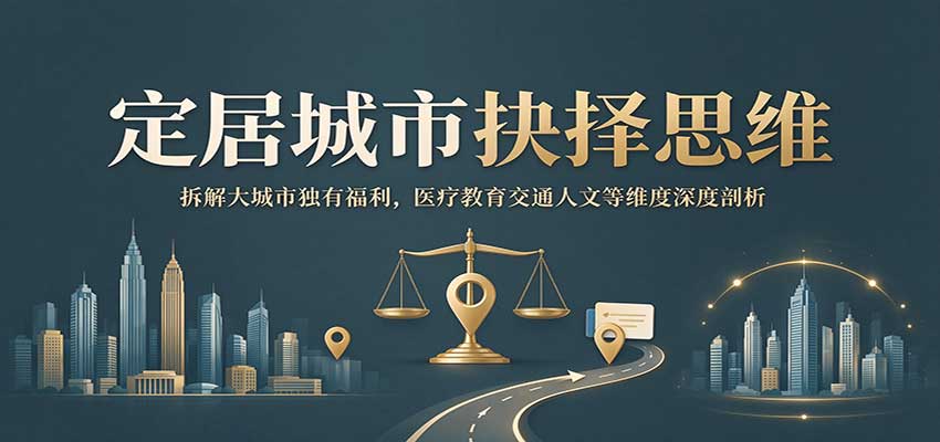 定居城市抉择思维：拆解大城市独有福利，医疗教育交通人文等维度深度剖析-HEIXMI（中国站）