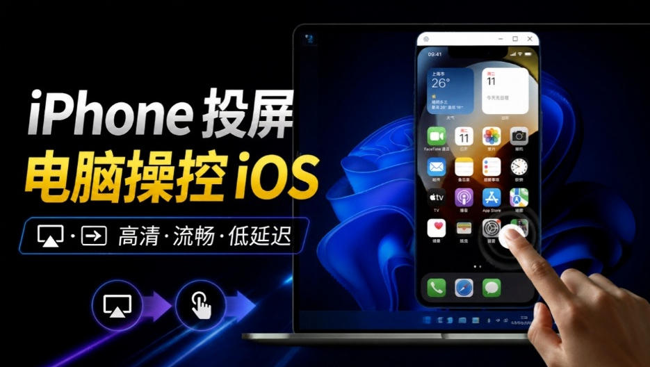iPhone投屏到Windows电脑，还支持操控IOS系统，多台设备能同时上屏，有点意思iPhoneMirror-HEIXMI（中国站）