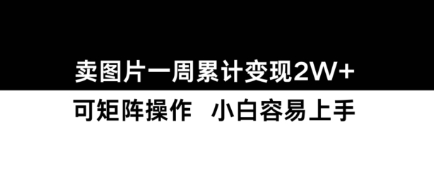 小红书【卖图片】一周累计变现2W+小白易上手-HEIXMI（中国站）