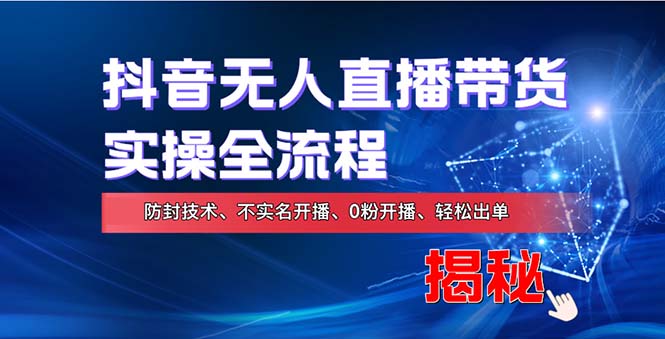 在线赚钱新途径：如何用抖音无人直播实现财务自由，全套实操流程，含…-HEIXMI（中国站）