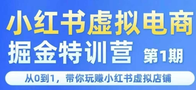 小红书虚拟电商掘金特训营第1期，从0到1，带你玩转小红书虚拟店铺-HEIXMI（中国站）