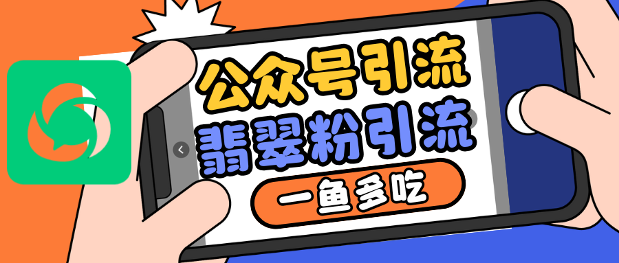 公众号低成本引流翡翠粉，高客单价，大力出奇迹一鱼多吃-HEIXMI（中国站）