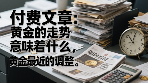 付费文章：黄金的走势意味着什么，如何看待黄金最近的调整 - HEIXMI（中国站）-HEIXMI（中国站）