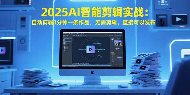 2025AI智能剪辑实战：自动剪辑1分钟一条作品，无需剪辑，直接可以发布-HEIXMI（中国站）