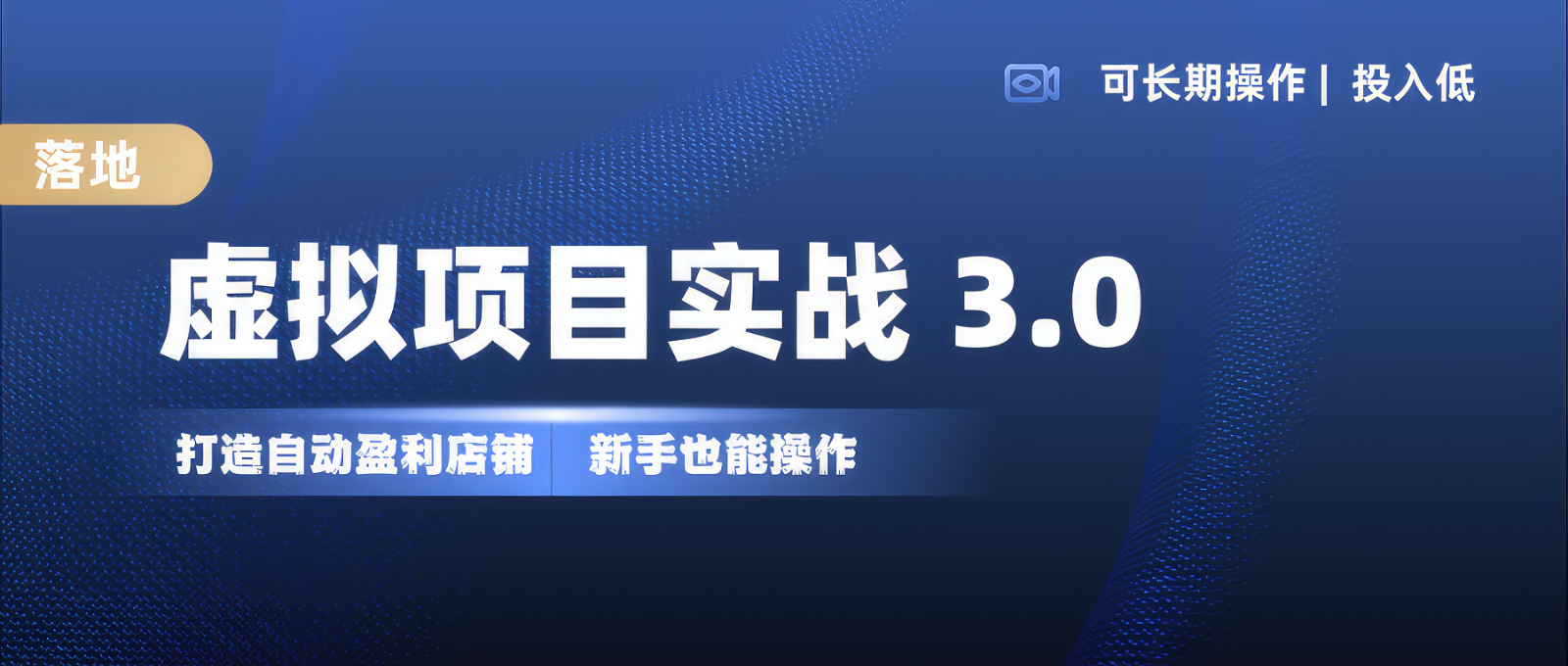 虚拟项目实操落地 3.0,新手轻松上手，单品月入1W+-HEIXMI（中国站）