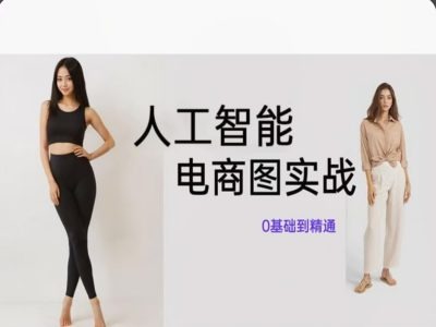 人工智能SD电商图实战，ai绘图0基础到精通-HEIXMI（中国站）