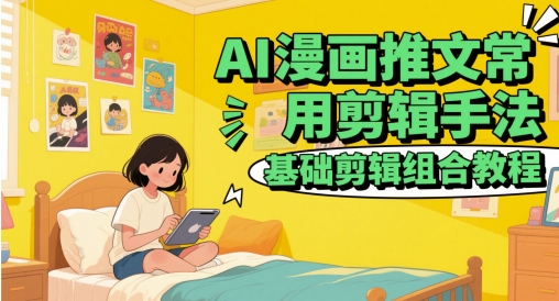 AI漫画推文常用剪辑手法，基础剪辑组合教程 - HEIXMI（中国站）-HEIXMI（中国站）