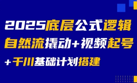 大明老师·底层公式逻辑自然流+千川搭建-HEIXMI（中国站）