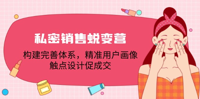 私密销售蜕变营：构建完善体系，精准用户画像，触点设计促成交-HEIXMI（中国站）