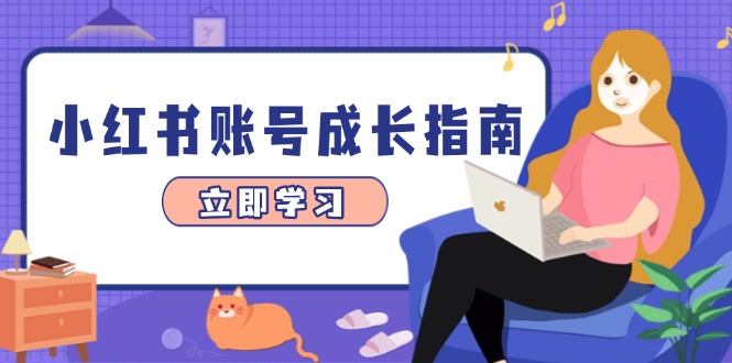 小红书账号成长指南，爆款选题+精准定位+数据分析，系统提升账号变现能力-HEIXMI（中国站）