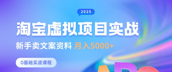 淘宝虚拟项目垂直玩法，新手卖文案资料，月入5k+-HEIXMI（中国站）
