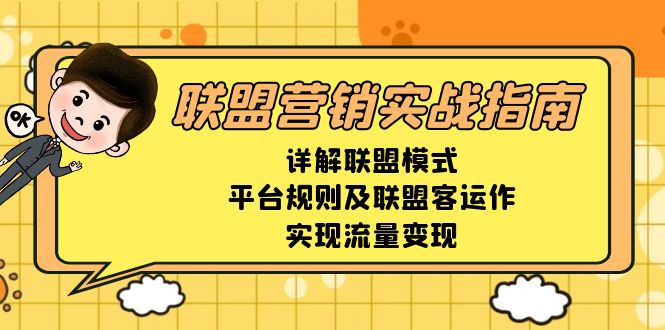 联盟营销实战指南，详解联盟模式、平台规则及联盟客运作，实现流量变现-HEIXMI（中国站）
