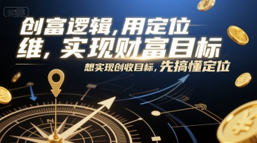 创富逻辑，用定位思维实现财富目标，想实现创收目标，先搞懂定位-HEIXMI（中国站）