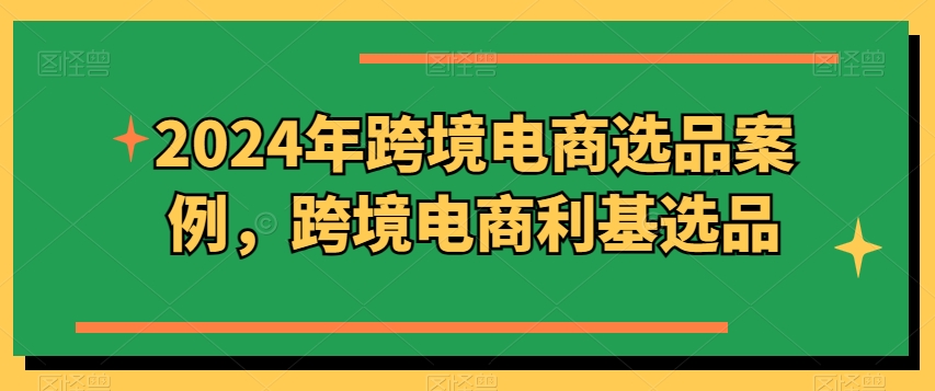 2024年跨境电商选品案例，跨境电商利基选品(更新)-HEIXMI（中国站）