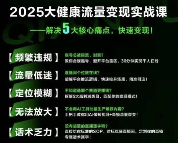 大健康流量全域新增长8.0，三月底线下课视频，大健康万亿蓝海，从类目突围到模式迭代-HEIXMI（中国站）