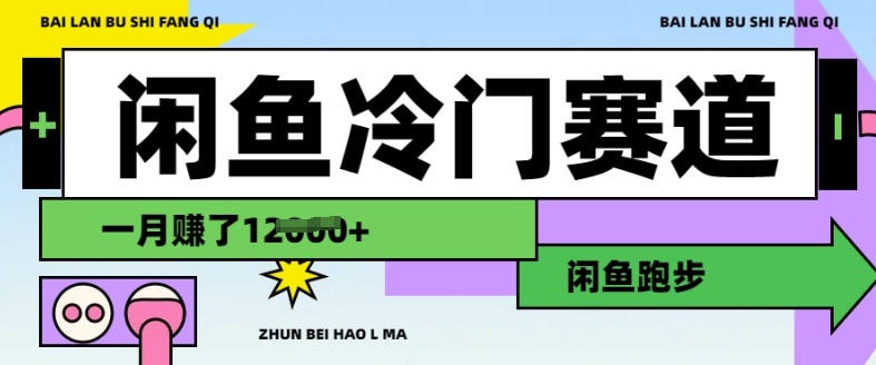 闲鱼冷门赛道，跑步挣钱，有人一个月挣了1.2w-HEIXMI（中国站）