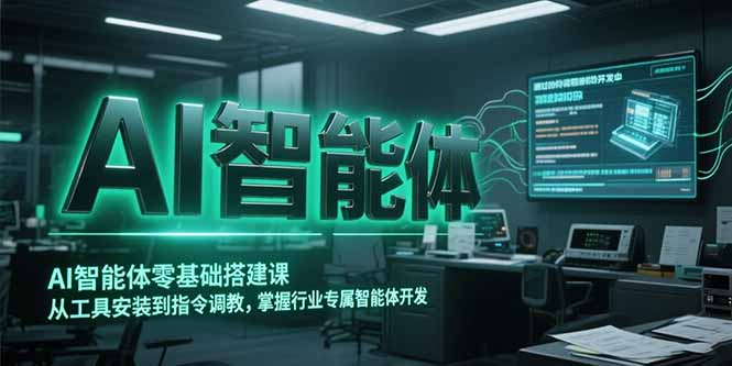 AI智能体零基础搭建课，从工具安装到指令调教，掌握行业专属智能体开发…-HEIXMI（中国站）