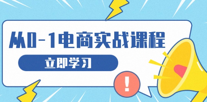 从零做电商实战课程，教你如何获取访客、选品布局，搭建基础运营团队-HEIXMI（中国站）