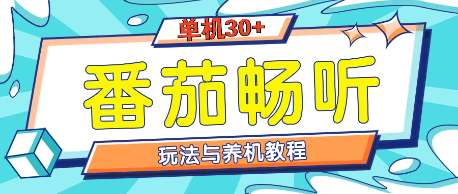 番茄畅听全方位教程与玩法：一天单设备日入30+不是问题-HEIXMI（中国站）