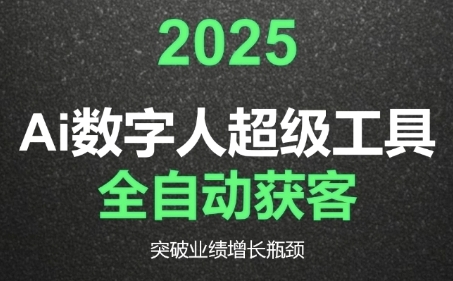 2025Ai数字人工具自动获客，教你借AI重塑获客流程，突破业绩增长瓶颈-HEIXMI（中国站）