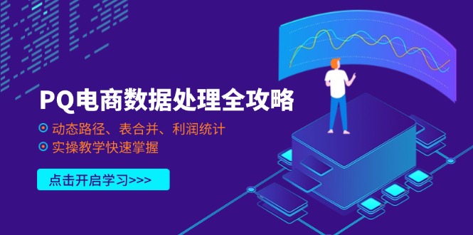 PQ电商数据处理全攻略，动态路径、表合并、利润统计，实操教学快速掌握-HEIXMI（中国站）