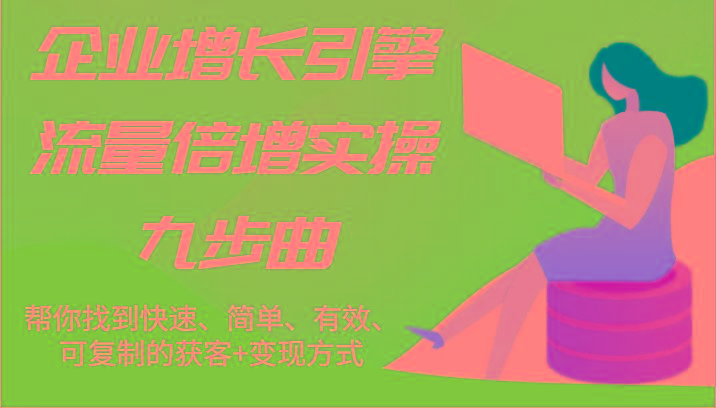 企业增长引擎流量倍增实操九步曲，帮你找到快速、简单、有效、可复制的获客+变现方式-HEIXMI（中国站）