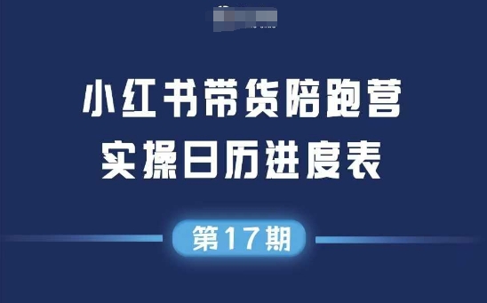 小红书第17期带货陪跑营，不囤货，无不直播，无不投流，通过选品+笔记内容+测品+笔记铺量+矩阵运营打爆款 - HEIXMI（中国站）-HEIXMI（中国站）