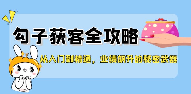 从入门到精通，勾子获客全攻略，业绩飙升的秘密武器-HEIXMI（中国站）