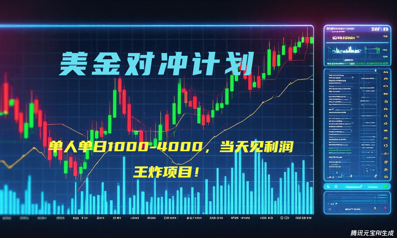 2025年最暴力项目“美金先登计划”最新最强对冲战法，每日实际收益1K-4K-HEIXMI（中国站）