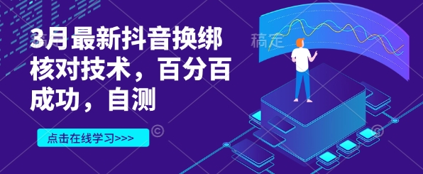 3月最新抖音换绑核对技术，百分百成功，自测-HEIXMI（中国站）