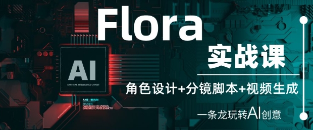 Flora实战课：角色设计+分镜脚本+视频生成，一条龙玩转AI创意-HEIXMI（中国站）