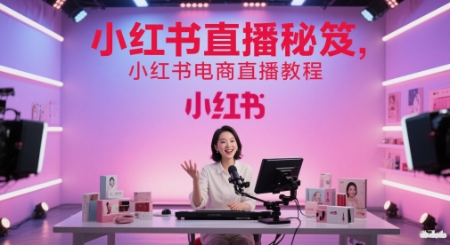 小红书直播秘笈，小红书电商直播教程 - HEIXMI（中国站）-HEIXMI（中国站）