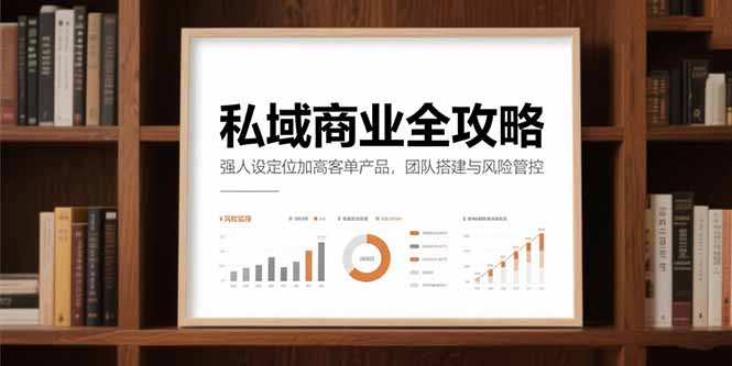 私域商业全攻略，强人设定位加高客单产品，团队搭建与风险管控-HEIXMI（中国站）