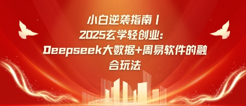 小白逆袭指南，2025玄学轻创业：Deepseek大数据+周易算法的融合玩法-HEIXMI（中国站）