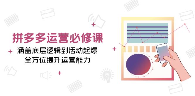 拼多多运营必修课：涵盖底层逻辑到活动起爆，全方位提升运营能力-HEIXMI（中国站）