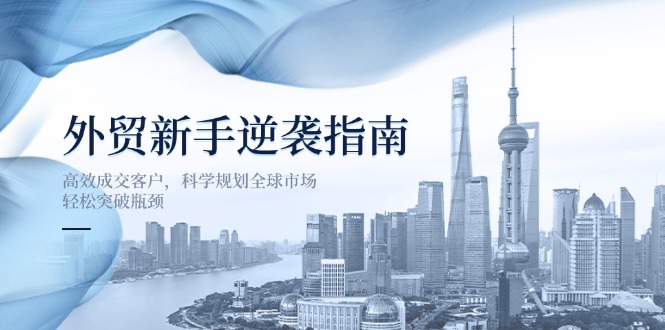 外贸新手逆袭指南：高效成交客户，科学规划全球市场，轻松突破瓶颈-HEIXMI（中国站）