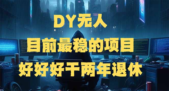 DY无人，目前最稳的项目，矩阵放大边旅游边赚钱，好好好干两年退休-HEIXMI（中国站）