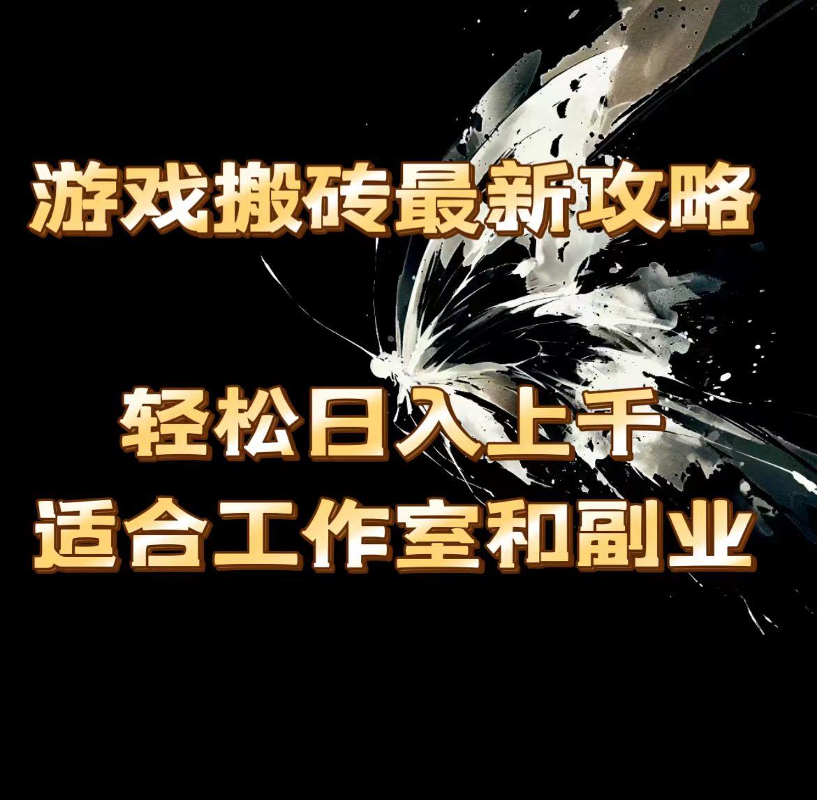 游戏搬砖最新攻略，轻松日入上千，适合工作室和副业。-HEIXMI（中国站）