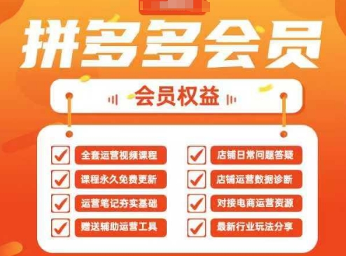 2025拼多多运营实战课，40节全流程教学，覆盖拼多多运营全链路-HEIXMI（中国站）