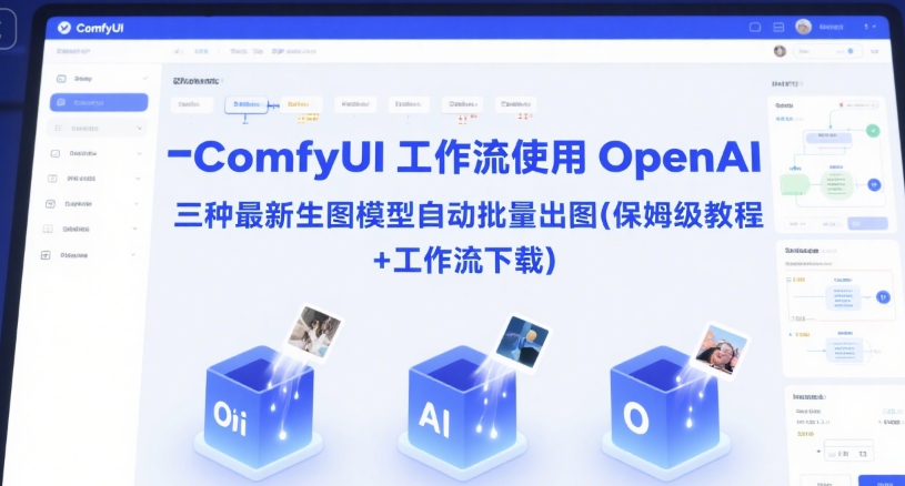 ComfyUI 工作流使用 OpenAI 三种最新生图模型自动批量出图(保姆级教程+工作流下载) - HEIXMI（中国站）-HEIXMI（中国站）