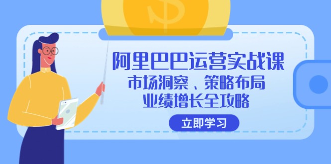 阿里巴巴运营实战课：市场洞察、策略布局、业绩增长全攻略-HEIXMI（中国站）