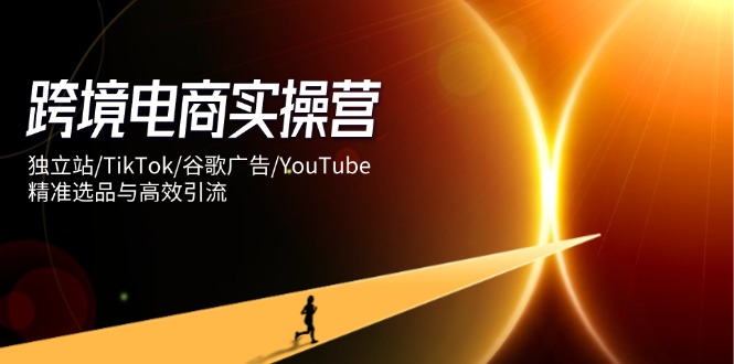 跨境电商实操营：独立站/TikTok/谷歌广告/YouTube，精准选品与高效引流-HEIXMI（中国站）